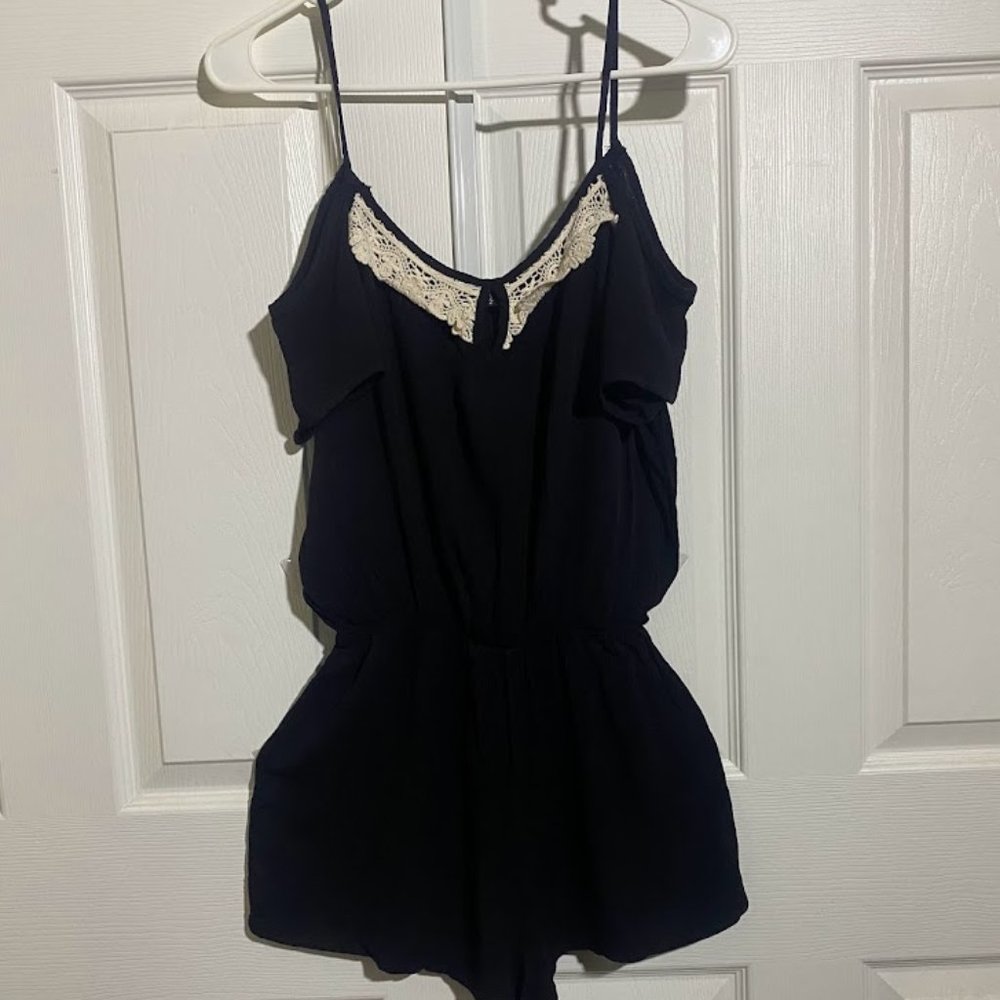 Black Romper, Size M